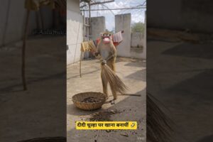 दीदी चूल्हा पर खाना बनायीं |🤣😂 Thethar puns comedy | #aalupyaj #comedy #ytfeeds #funny #thetharpuns