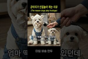 강아지가 인질놀이 하는 이유 #강아지