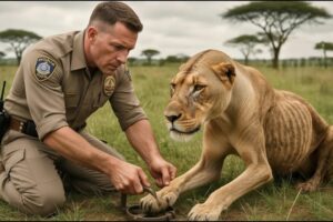 ANIMAL RESCUE: HE FREED A LION FROM A DEADLY TRAP — BUT WHAT THE LION DID NEXT SHOCKED ALL
