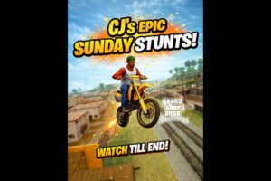 CJ’s Craziest Bike Stunts Ever 😱🔥 (GTA San Andreas)