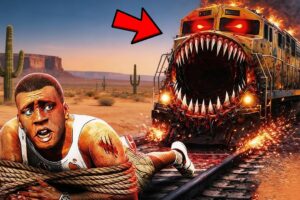 😱 CURSED TRAIN Caught FRANKLIN! 💀 No Escape... | GTA 5 Mods