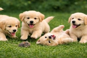 🐾💚 Cute Puppies Having Fun Outside – Relaxing Dog Video & Peaceful Vibes