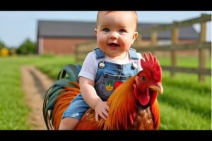 Cute babies playing with animals 😂 | Adorable funny baby shorts