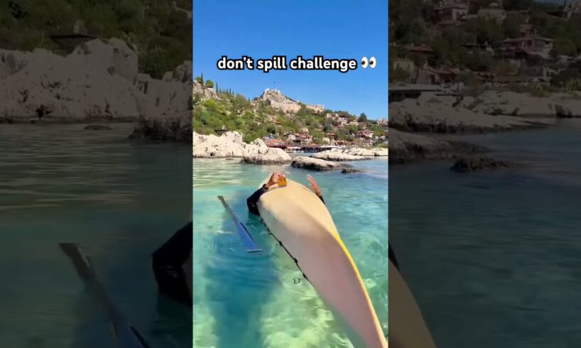 Don’t Spill Challenge! 😂