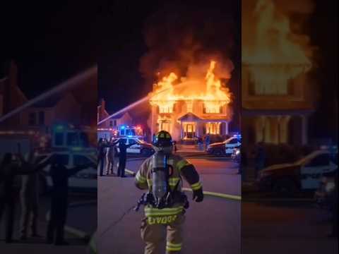 Firefighter Saves Dog from Burning House 🔥🐶