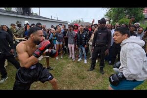 Houston VS Dallas Street Boxers * Easter in 3RDWARD Tx #FriendlyBoxing @lilellistv