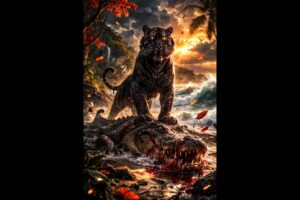 Incredible Animal Fighting SHORT black Tiger 🐯 VS Elephant 🐘 and more at The Fun Factory #animals