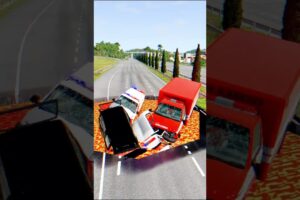 NO WAY THIS CAR SURVIVES 😱🔥 | Ultimate Lava Road Test (SIGMA ONLY)#shorts #funny#beamng #automobile