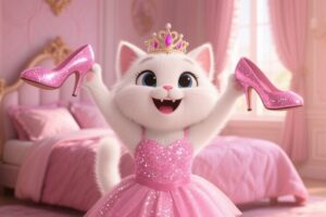 Naughty Kitten apply Makeup for the First Time | Ai cat story🐱💄#CatStory#aicatstory#aicat#CatLovers