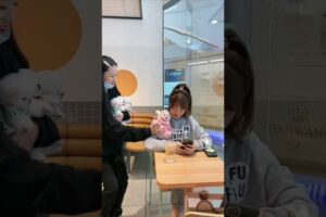🥰🐶"Puppy Playtime Chaos Cute Puppies Brighten U Restaurant Visit!"🥳#trending#shortvideo#puppy#shorts