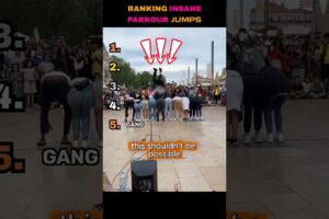 Ranking INSANE Parkour Jumps #shorts
