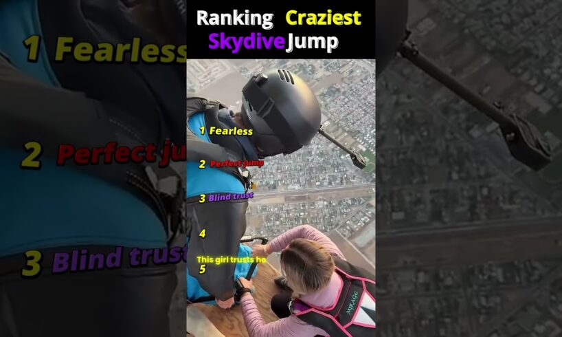 Ranking the Craziest Skydive Moments 😭🥀 #skydiving #adrenaline #shorts