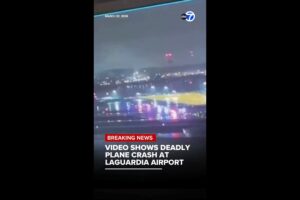 Video shows deadly plane crash at LaGuardia Airport