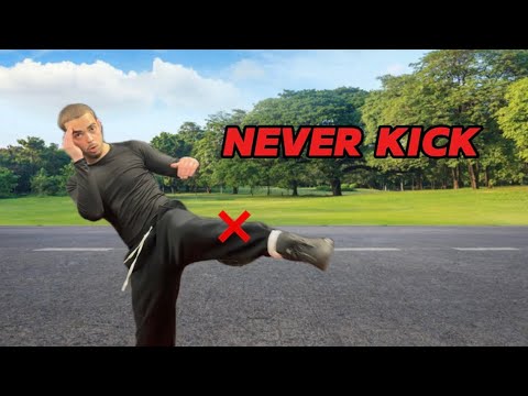 Why You Should NEVER Kick In A Street Fight