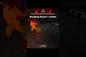 YOU VS HOMER ANKLE BREAKERS #18 🔥 | #shorts #roblox #youvshomer #clips #funny #viral #fyp #simpsons