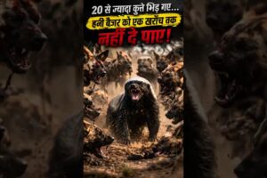 दुनिया का सबसे खतरनाक छोटा जानवर! Honey Badger 😈🔥#animalfight #animals