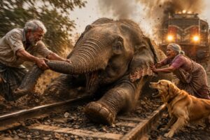 An Elephant In Distress Was Rescued By Humans | The Unexpected Event That Happened Will Amaze You!