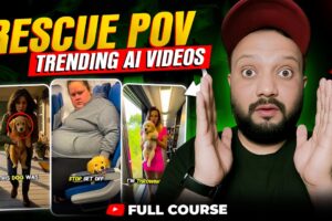 How to make Viral Dog Rescue POV Videos with AI? | (STEP BY STEP) 🔥