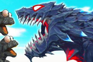 Reach the Evolution Gate and Defeat 2 Godzillas - Animal Revolt Battle Simulator
