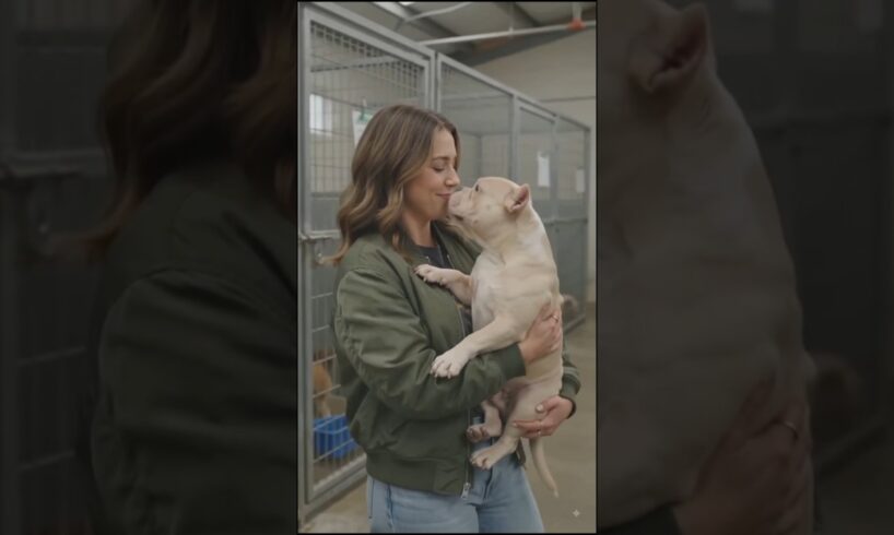 Adopting My Dream Dog! American Bully Rescue 🐶❤️ #americanbully #dog #shorts
