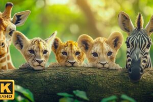 Baby Animals 4K UHD  - Cute & Heartwarming Moments of Little Pets Playing in the Garden