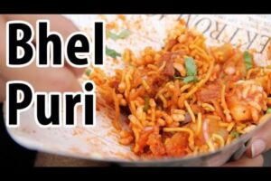 Bhel Puri - A Crunchy & Tangy Indian Snack