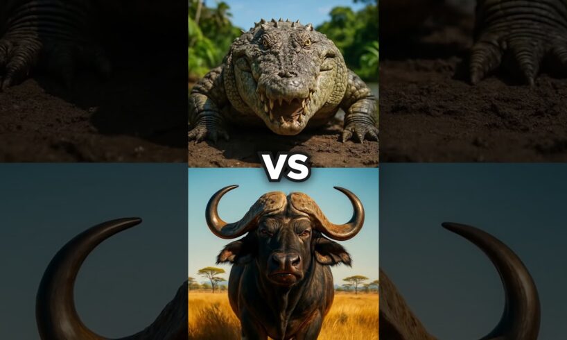 Cape Buffalo vs Animals (Lion, Tiger, Crocodile)