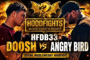 DOOSH VS ANGRY BIRD | #HFDB33 | #BOXING #hoodfight