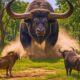 Epic Animal Fight| Buffalo Vs Bighorn Ram|Full action Wildlife Fight!
