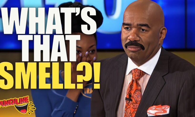 Family Feud SMELLY Moments That Left Steve Harvey Speechless