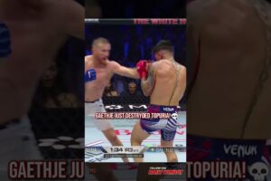 GAETHJE STUNS TOPURIA IN AN ALL-OUT BRAWL🔥