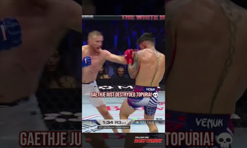 GAETHJE STUNS TOPURIA IN AN ALL-OUT BRAWL🔥