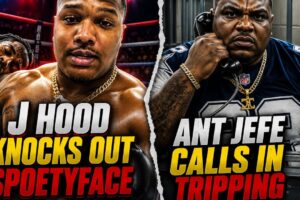J-HOOD KNOCKS OUT SPOETY FACE, ANT CALLS IN PRESSIN PEOPLE FOR SPEAKING ON HIS OPEN CASE