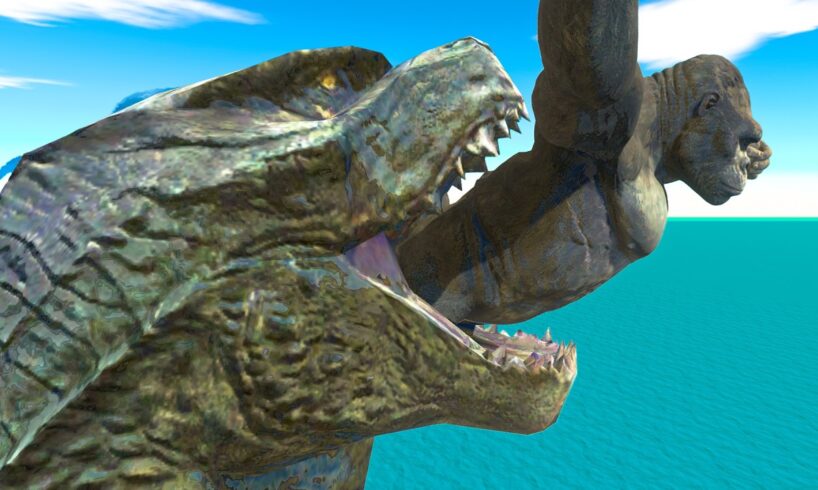 Reach the Godzilla & Two Evolution Gate - Animal Revolt Battle Simulator