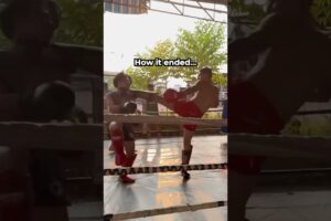 Sparring Goes WRONG... Local Fighter Picks the Wrong Tourist