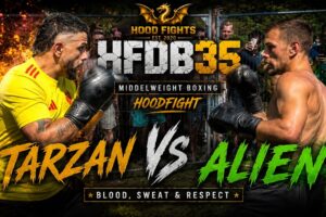 TARZAN VS ALIEN | HFDB35 | #boxing #hoodfight