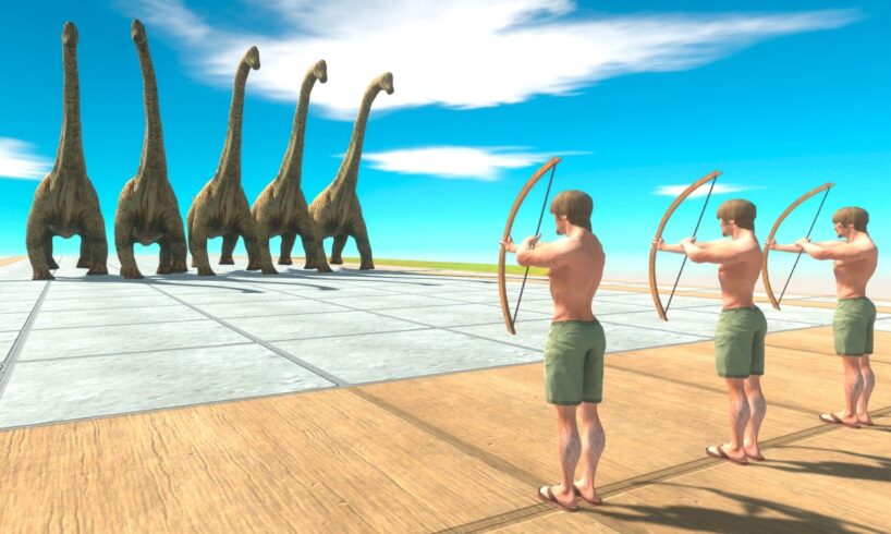 5 Bosses vs Archer Challenge - Animal Revolt Battle Simulator