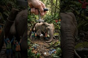 Baby Elephant Rescue 🐘❤️ | Emotional Animal Rescue Story #shorts#animals#children