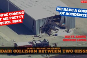 Deadly Midair Collision: Two Cessnas Converge With No Escape
