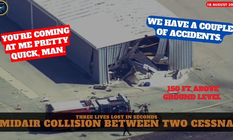 Deadly Midair Collision: Two Cessnas Converge With No Escape