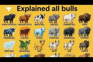 Explained All Bulls | Real & Mythical Bulls Comparison 🐂