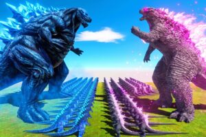 GROWING DUO GODZILLA WAR! Winner Fights GIANT KONG BEAST & KONG 2024! | ARBS