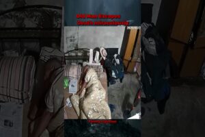 Man Escapes Falling Roof and Death