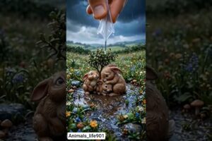 Miniature Animal Rescue Mission 🚨 Emotional AI Story #animals_life901 #treanding #miniature #shorts