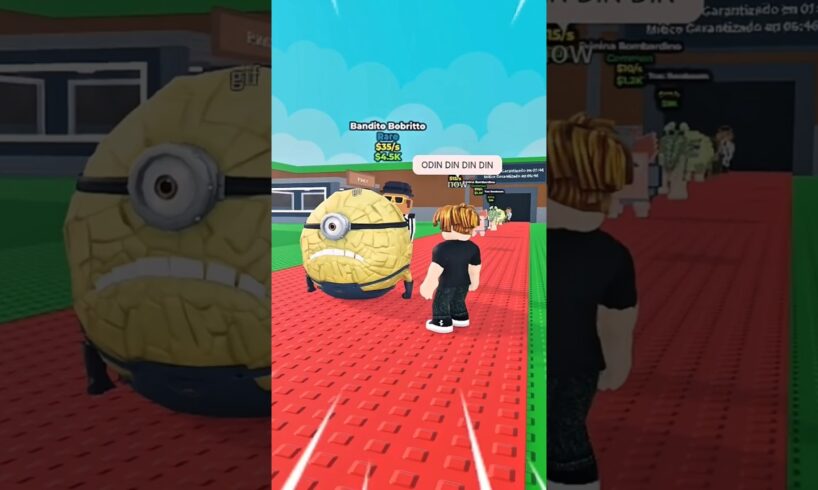 There was something weird near his brainrot on Roblox 😧😂 #shorts