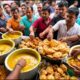 World Cheapest Street Breakfast at Kankinara , ₹3 Price Only | People Enjoying Nasta