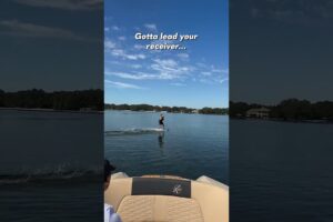 caught the wave, caught the ball w/ @donnyes 🏄 #summerfun #lakelife #footballskills #bullseye