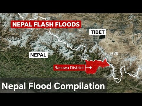Compilation - Nepal and China Border Flash Flood Disaster 2026