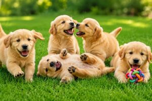 🌿 Cute Puppies Playing Outdoors | Beautiful Dog Video | Relaxing Dog Sounds