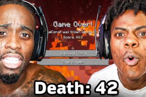 Every Time Kai Cenat & IShowSpeed Died In Minecraft Hardcore